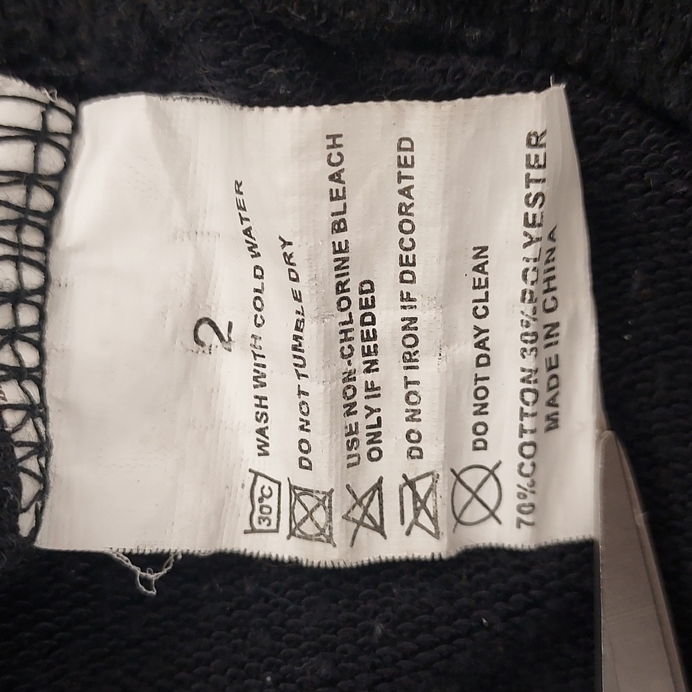 Black Boo Bees Graphic L/S Crew Neck Sweatshirt Size Large - Picture 9 of 9